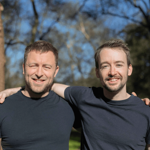 Ed Jackson and Glenn Howes, co-founders of Natural World Fund, UK wildlife and habitat restoration charity