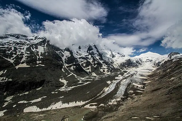 Austria’s largest glacier, Pasterze, shrinking due to climate change