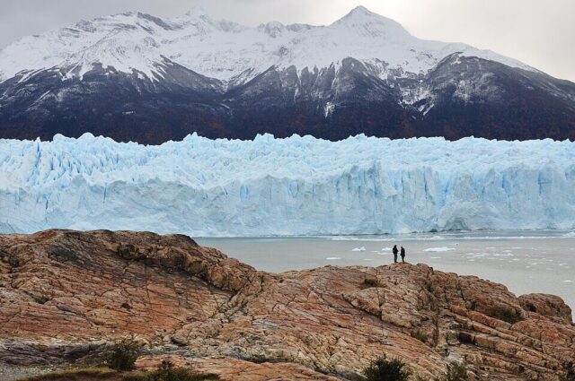 Perito Moreno Glacier in Argentina, a vast ice formation supporting freshwater ecosystems and wildlife in a changing climate