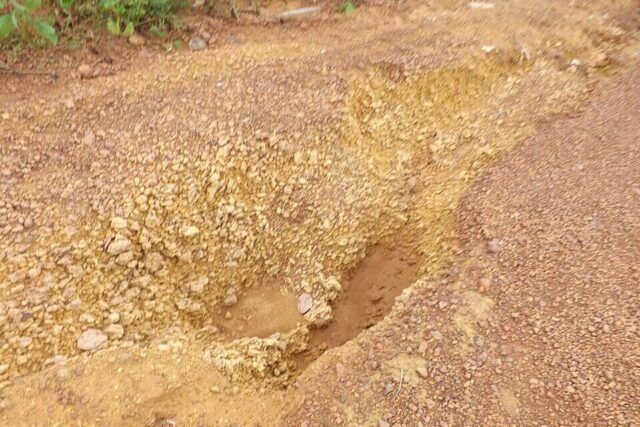 Illegal gold mine causing deforestation in the Brazilian Amazon